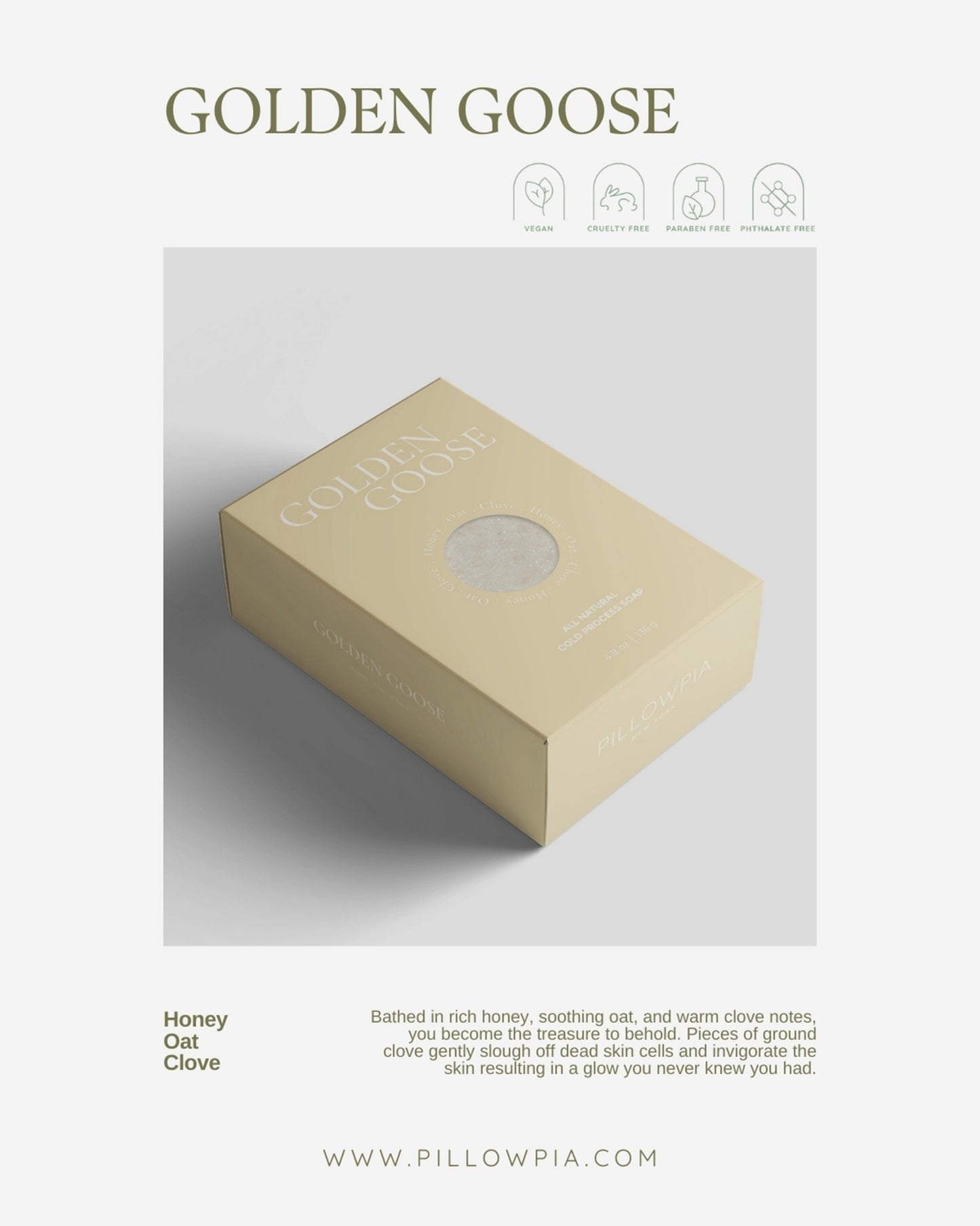 cold process bar soap - golden goose
