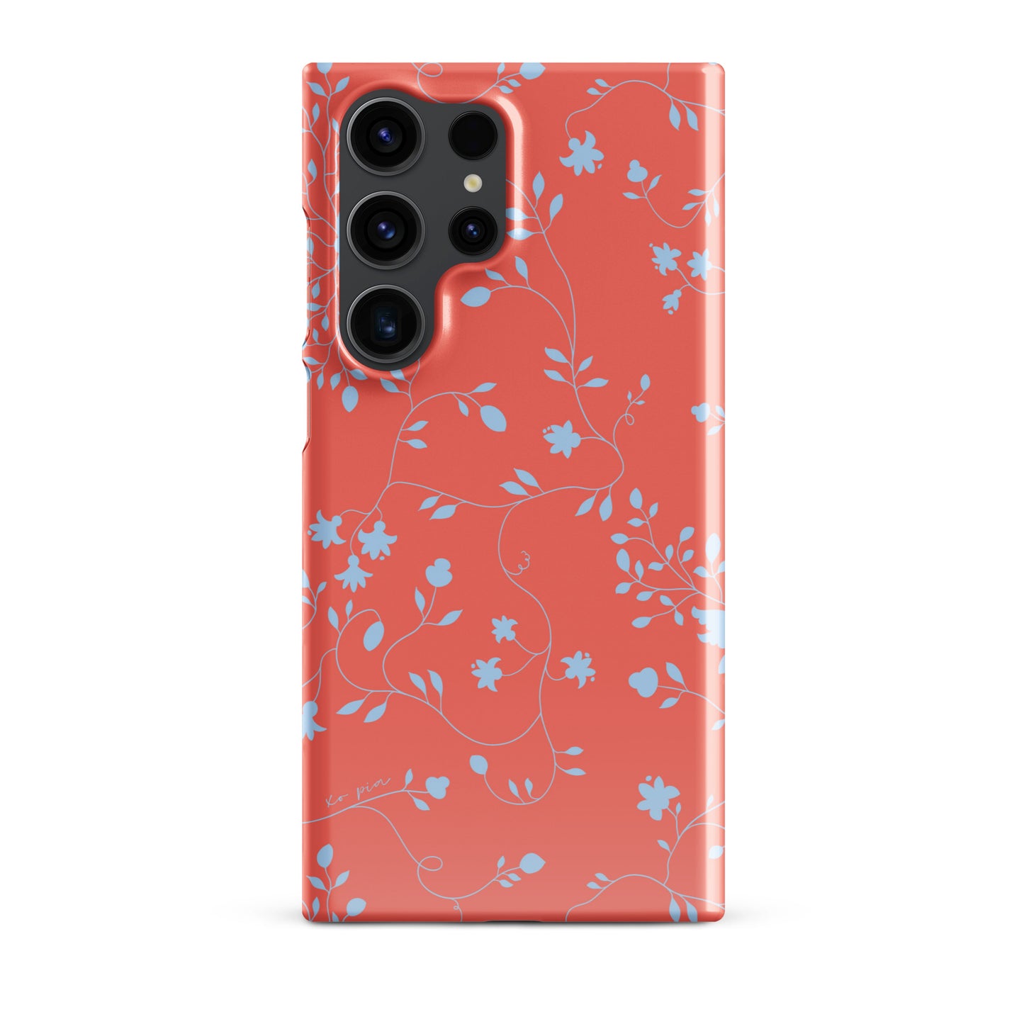 wild clematis snap case for Samsung® in poppy