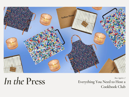 In The Press // Bon Appétit - Everything You Need to Host a Cookbook Club Pillowpia