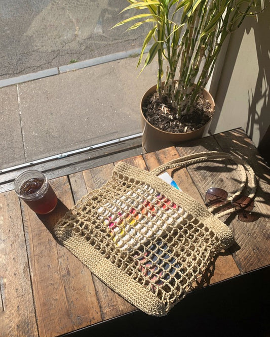 Product Spotlight: Raffia Tote - PILLOWPIA