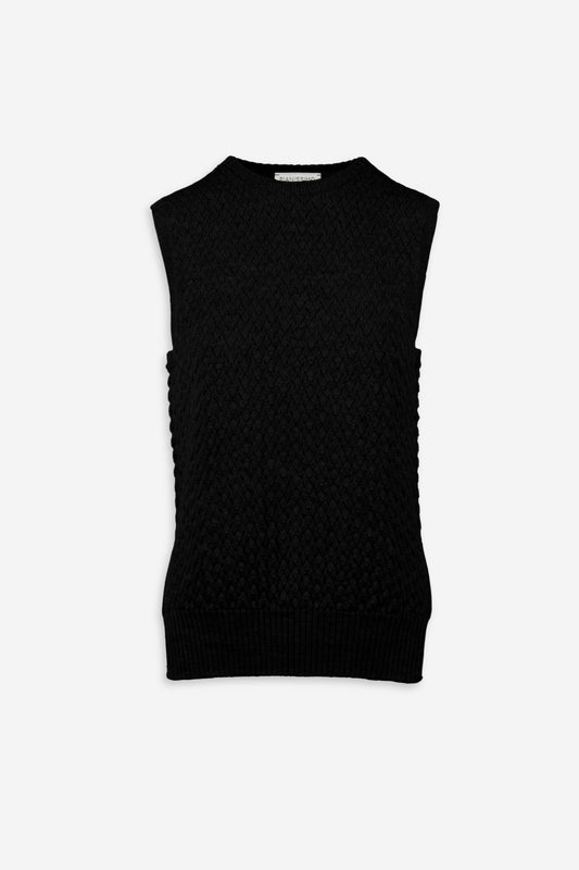 sandrine pointelle vest