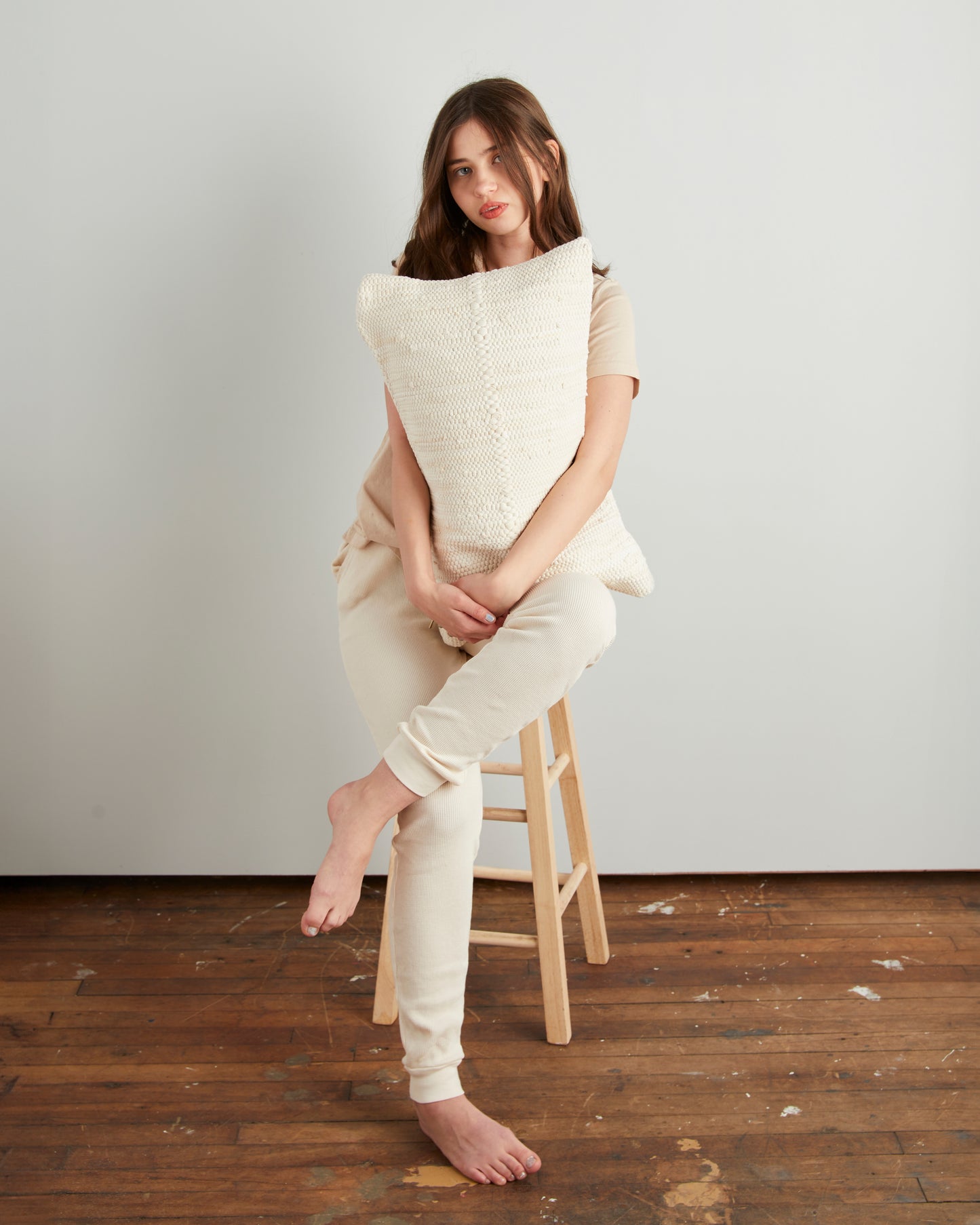 chindi lumbar pillow cover