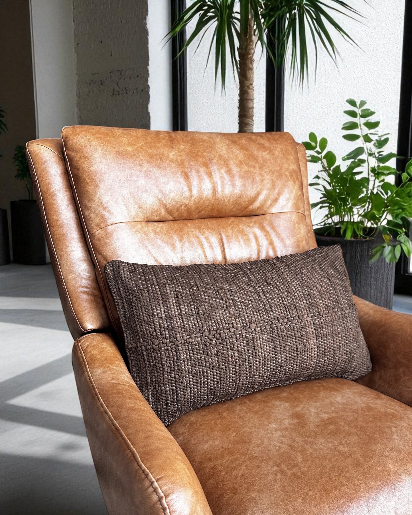 chindi lumbar pillow cover