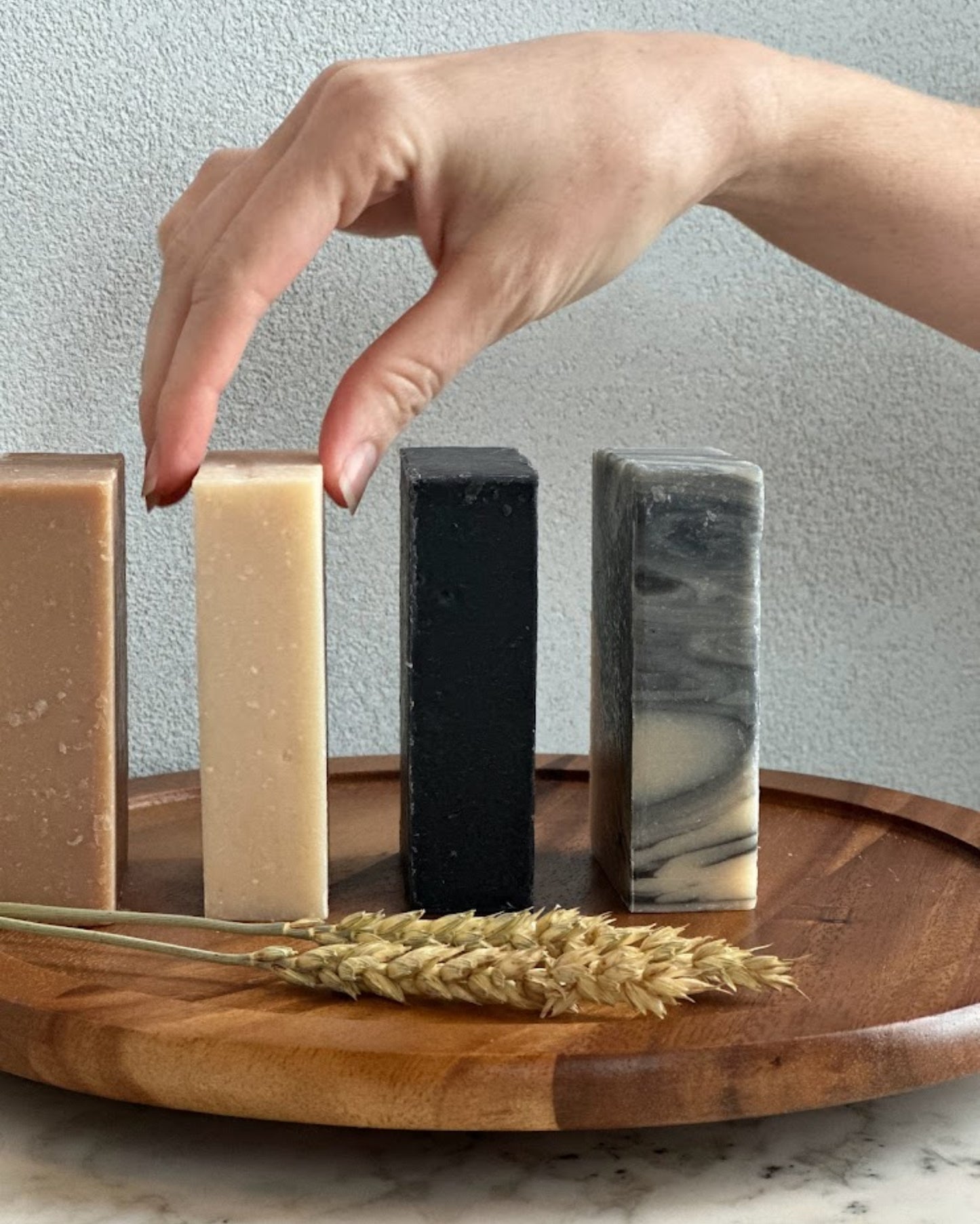 cold process bar soap - ancient rose