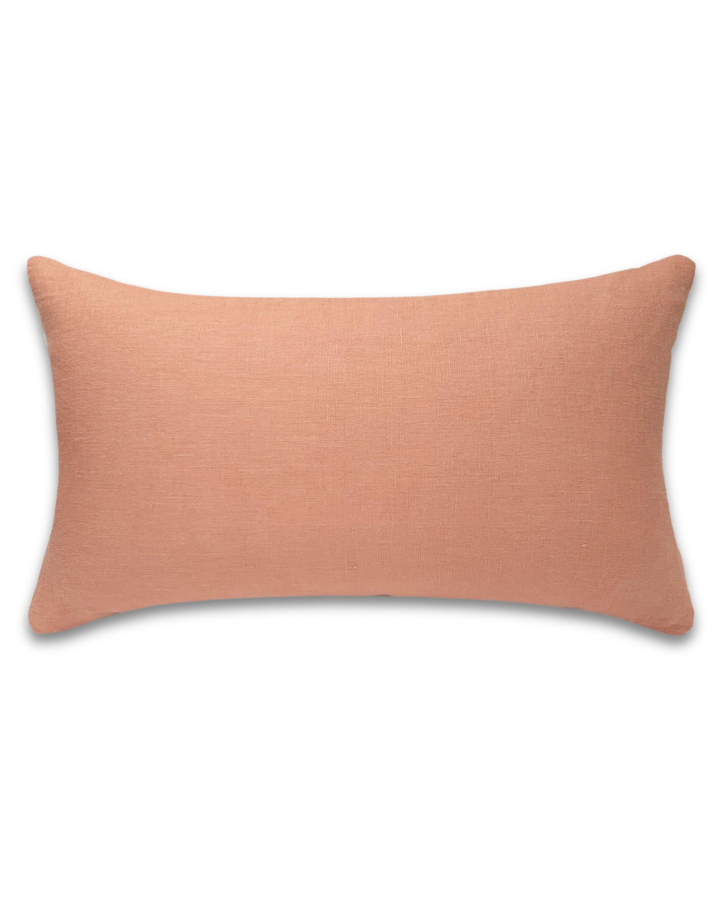 cowrie embroidered lumbar pillow cover in sandalwood