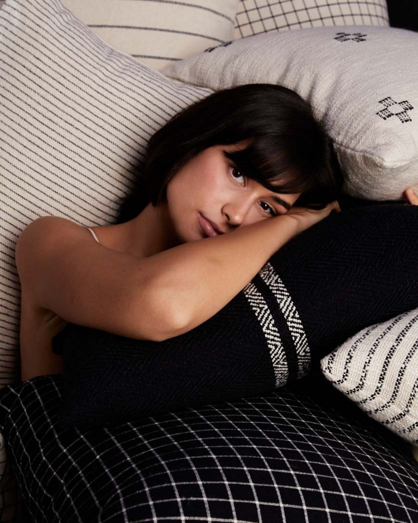 hugh lumbar pillow cover