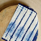 indigo shibori throw