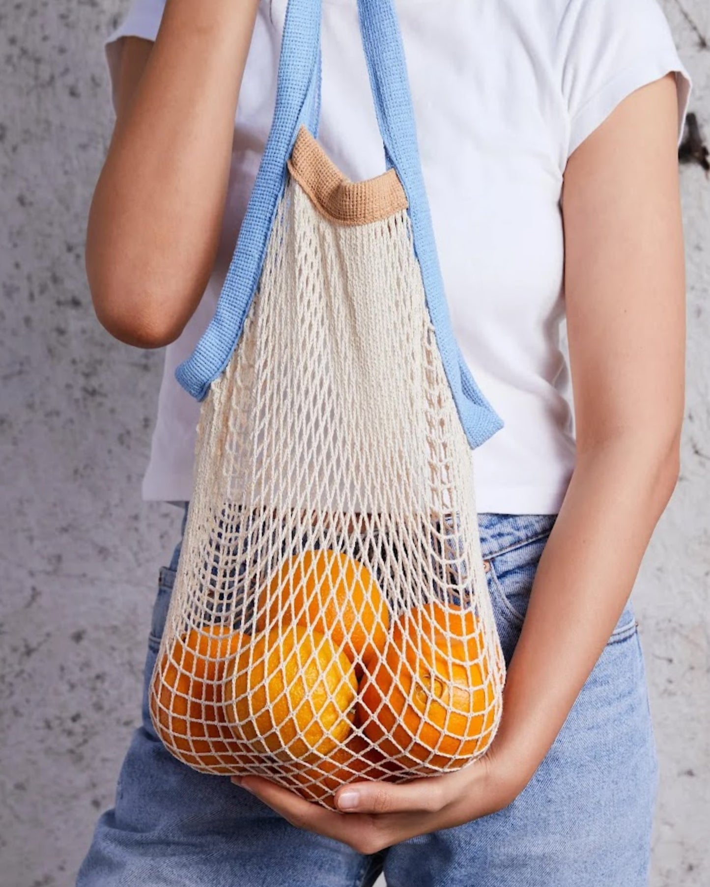 the french market bag two tone