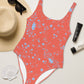 wild clematis one piece swimsuit