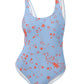 wild clematis one-piece swimsuit