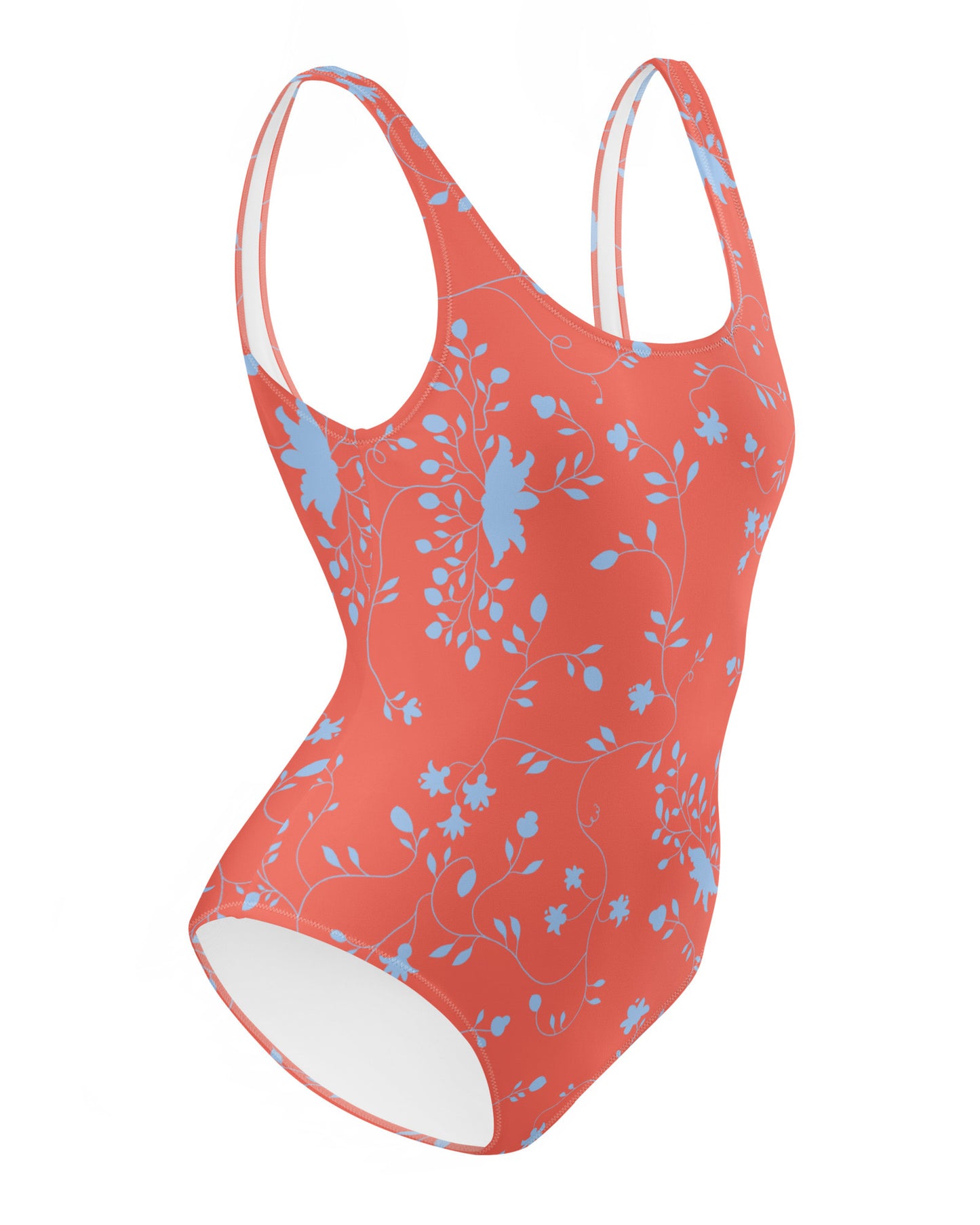 wild clematis one piece swimsuit