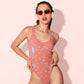 wild clematis one piece swimsuit