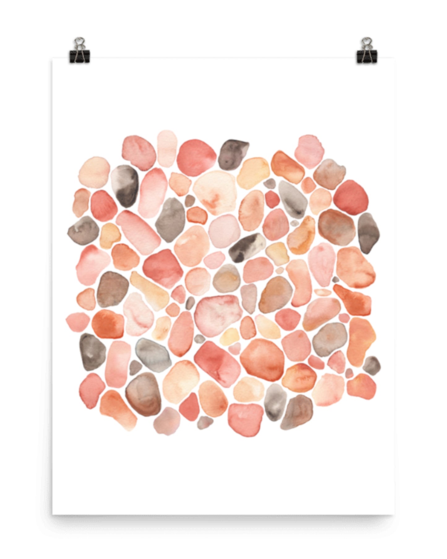 pebble beach watercolor art print