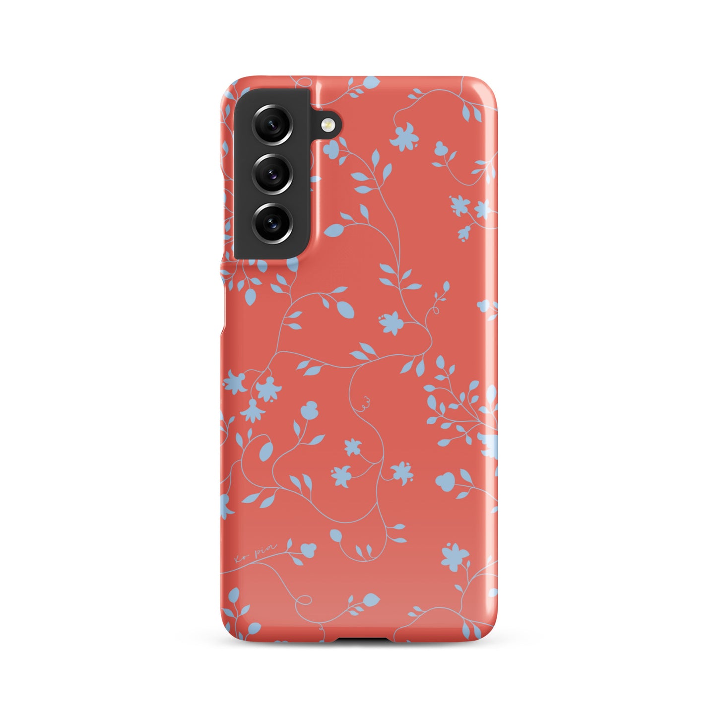 wild clematis snap case for Samsung® in poppy