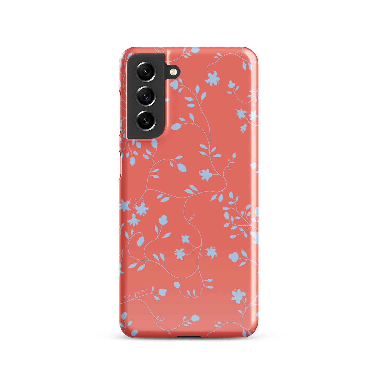 wild clematis snap case for Samsung® in poppy