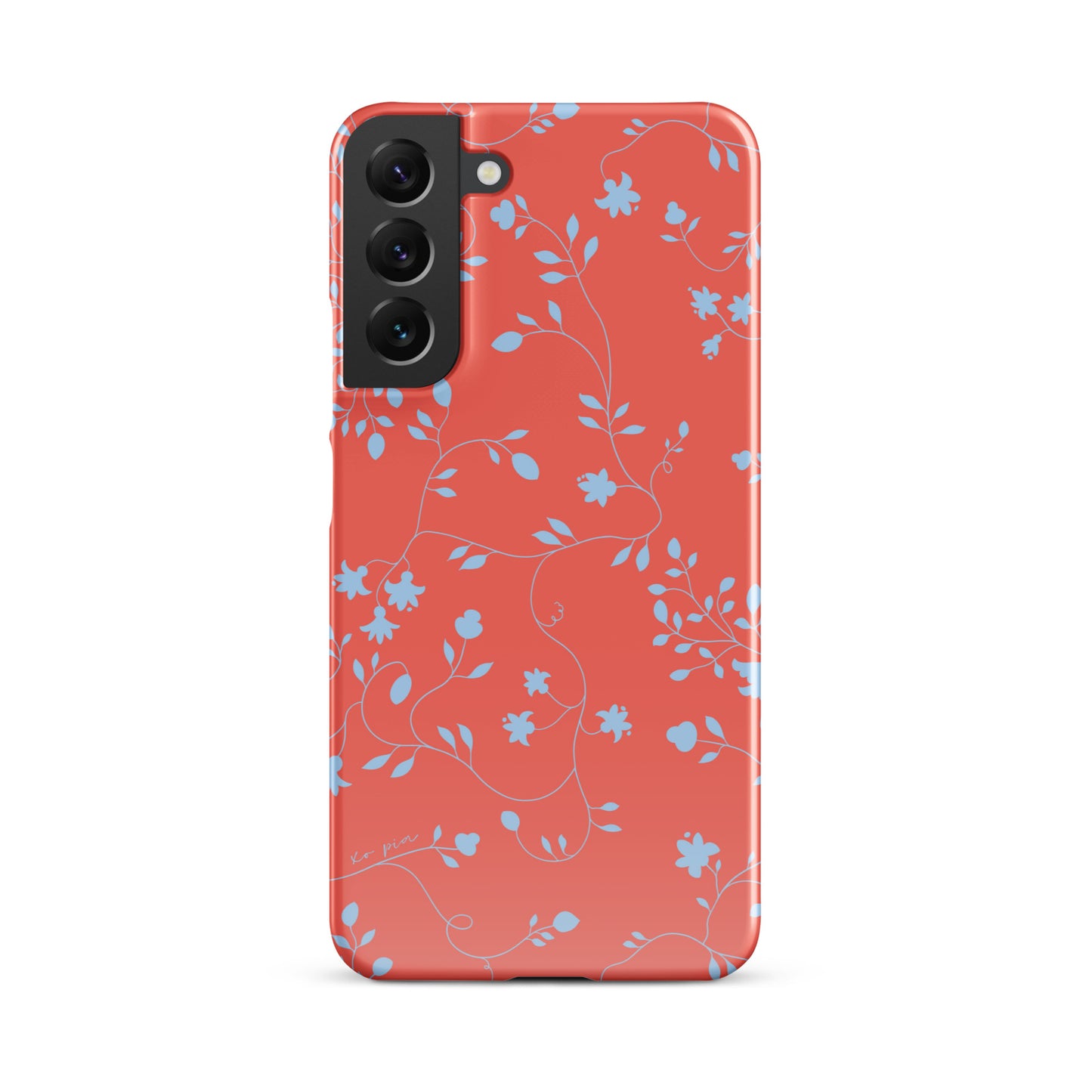 wild clematis snap case for Samsung® in poppy