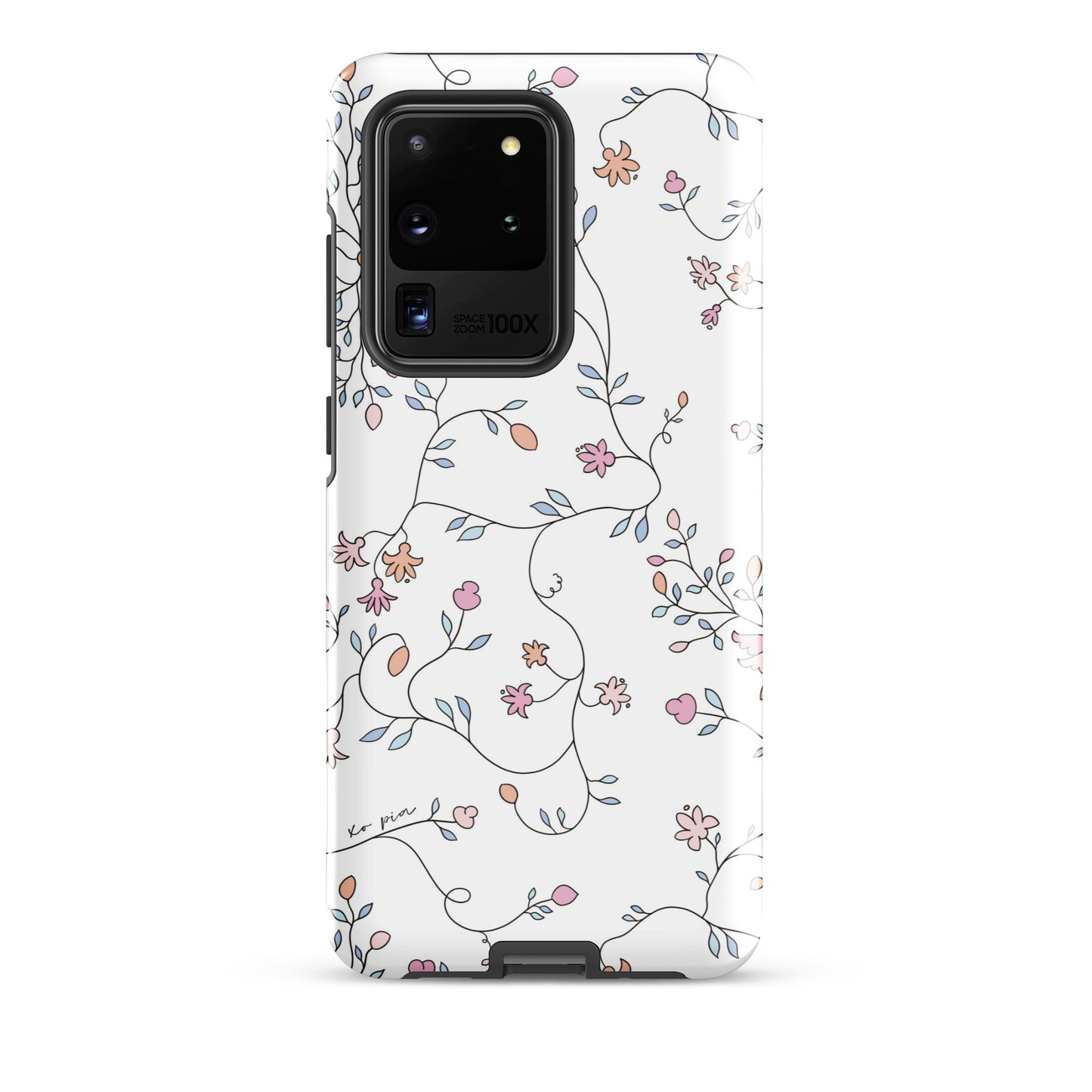 wild clematis tough case for Samsung® in white