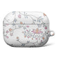 wild clematis case for AirPods® in white