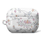 wild clematis case for AirPods® in white