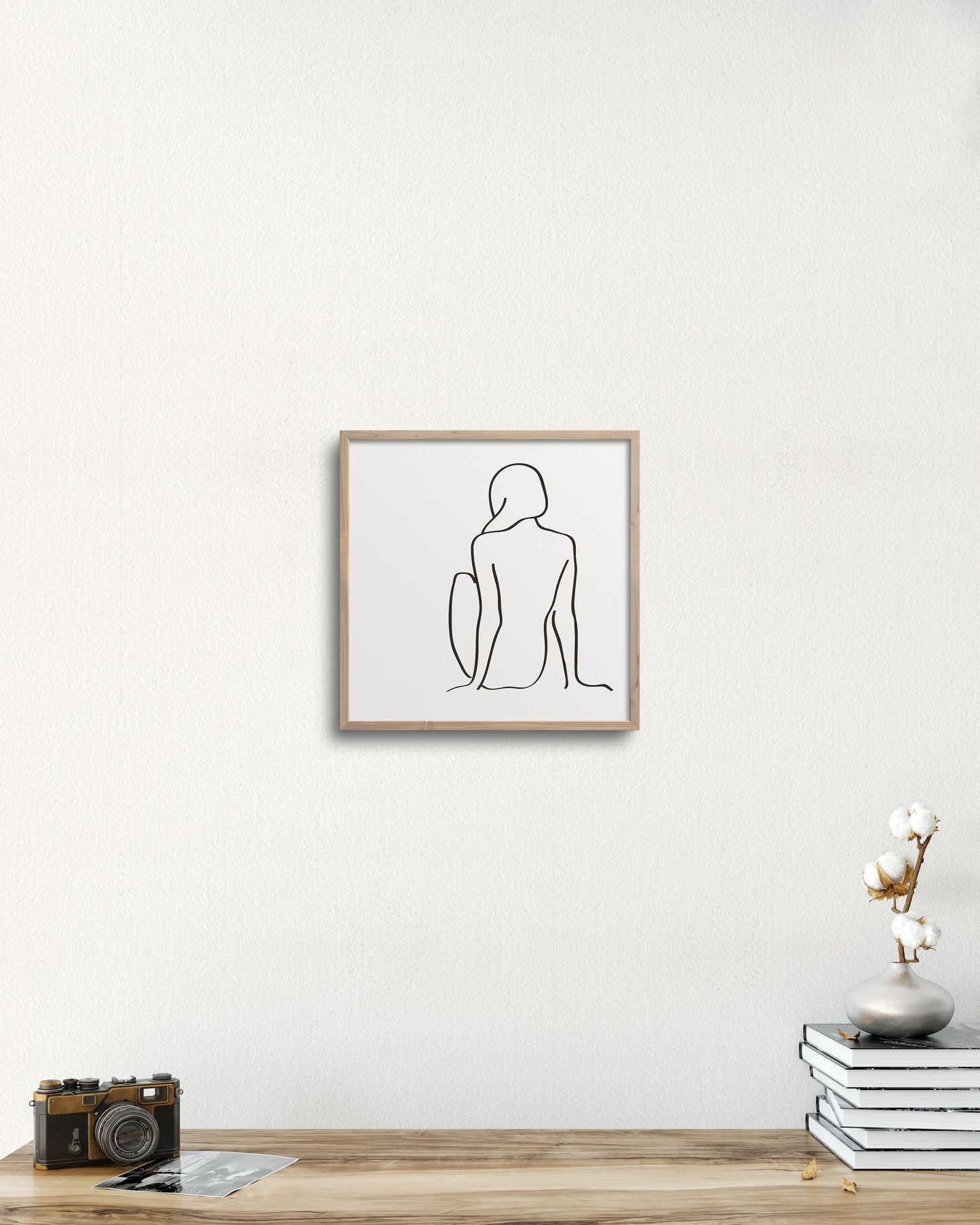 PILLOWPIA figure 1 in chalk 11″ × 14″