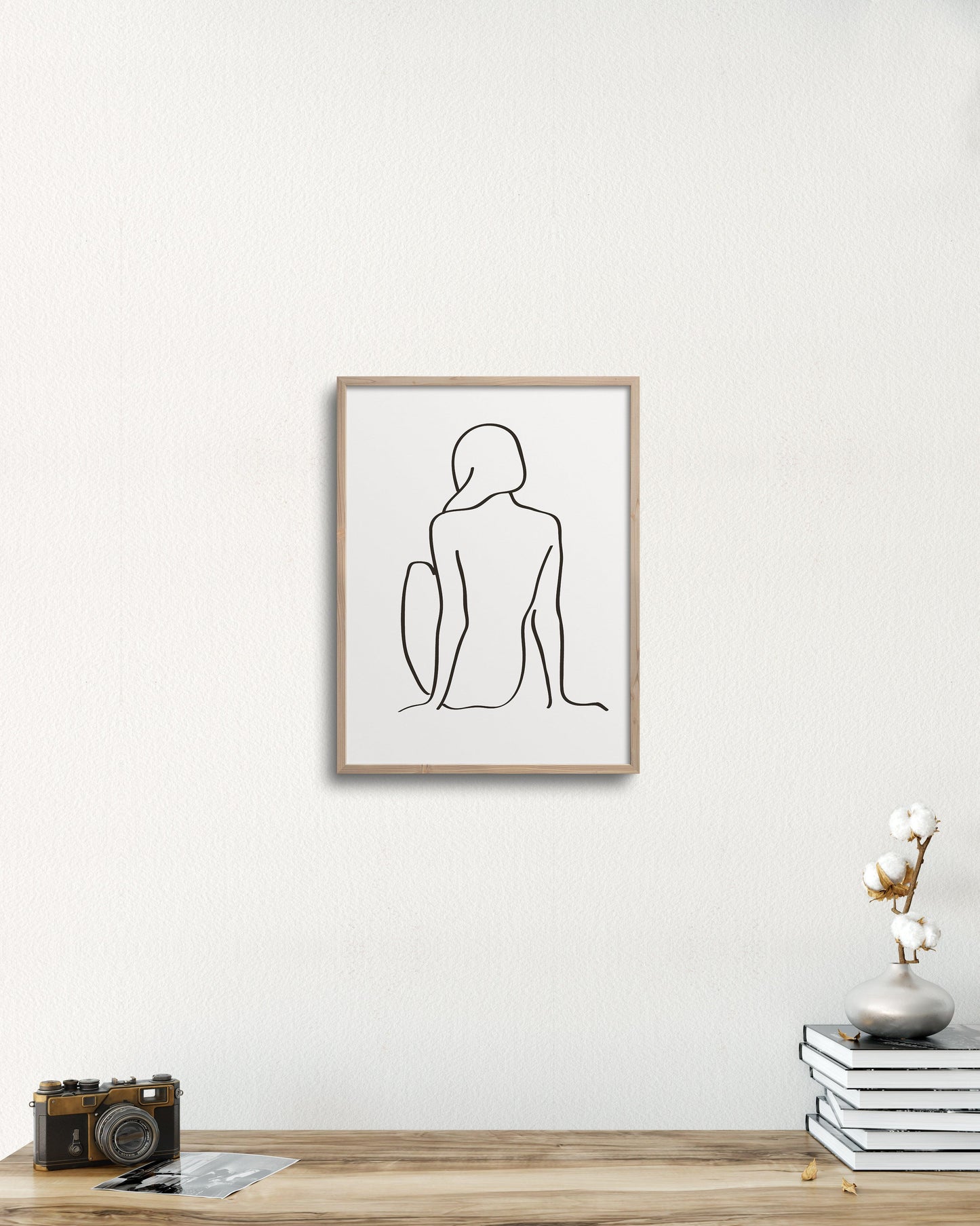 PILLOWPIA figure 1 in chalk 12″ × 16″