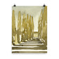 PILLOWPIA italian cypress watercolor print 18″×24″