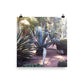 PILLOWPIA cactus majorelle 18" x 18"