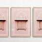PILLOWPIA pink city triptych