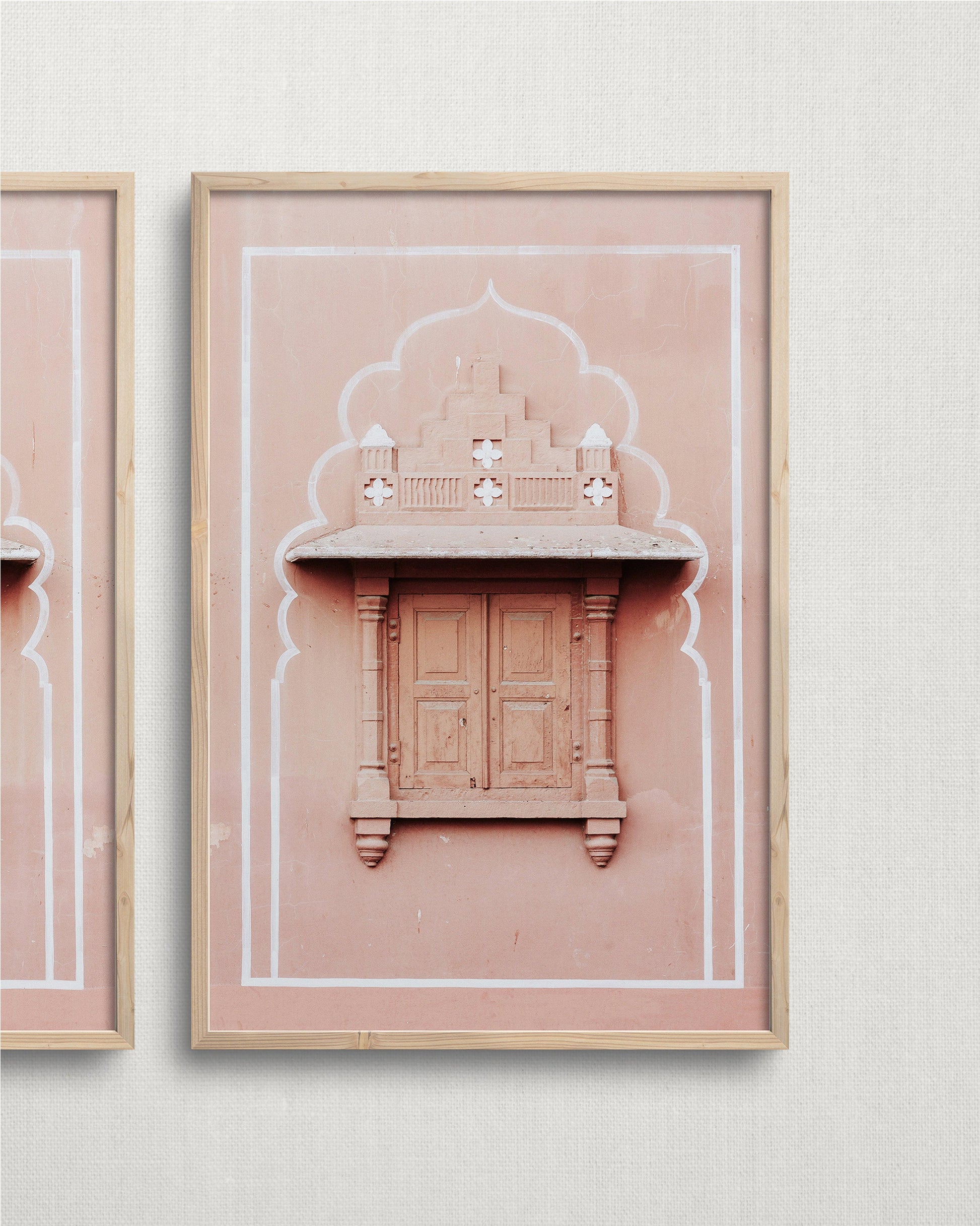 PILLOWPIA pink city triptych